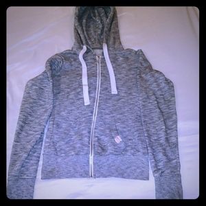 Zip up sweat shirt